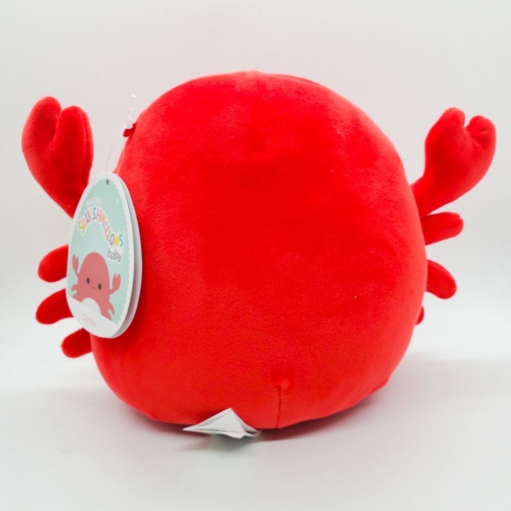 8" Squishmallow baby Carlos the Crab plush Kellytoy Stuffed Animal - Picture 3 of 5
